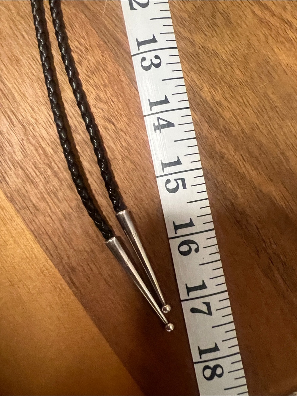 Turquoise Accent Black Bolo Necklace - Women’s Boho Jewelry - Picture 11 of 11